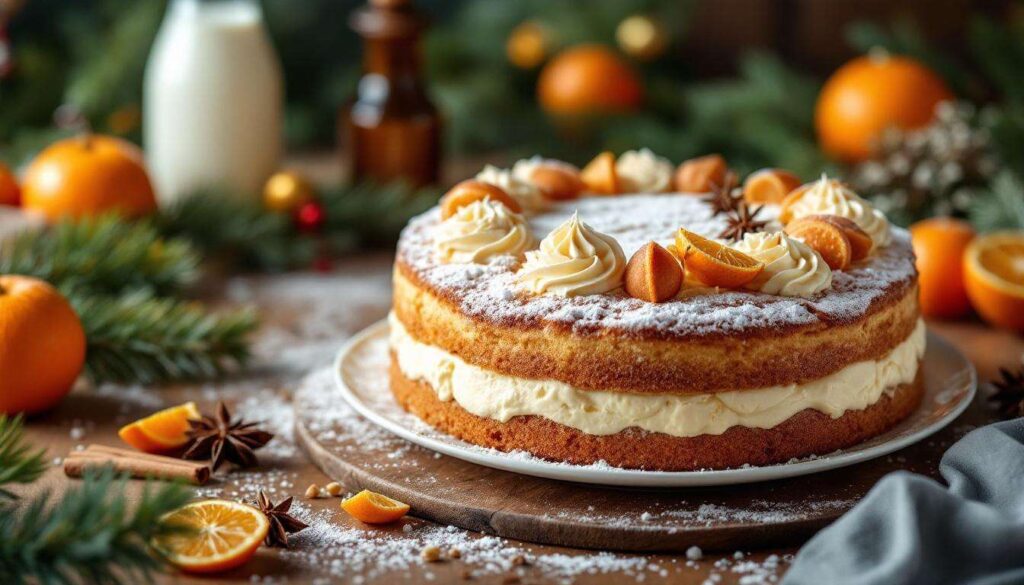 Torta Nua versione natalizia: la crema che affonda nell'impasto