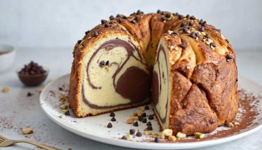 Panettone farcito con gelato: come tagliarlo senza fare un disastro