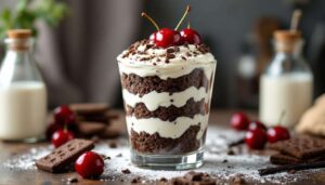 Torta Foresta Nera: la versione semplificata nel bicchiere