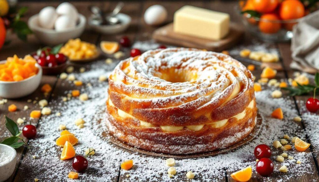 Questa torta ai frutti canditi morbida e limonosa è piena di magia natalizia: si scioglie in bocca e profuma tutta la casa