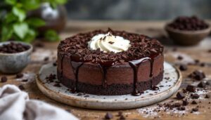Torta cioccolato super golosa 2 ingredienti senza cottura...mi passa la voglia di dolce con 200 kcal