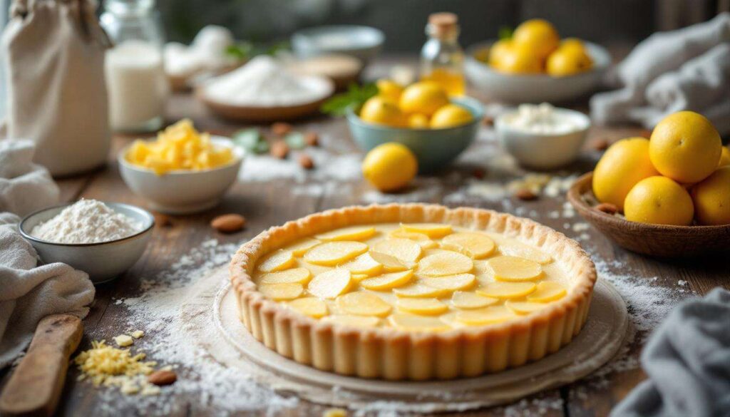 Crostata frangipane alle mele: morbida dentro e profumata di mandorle