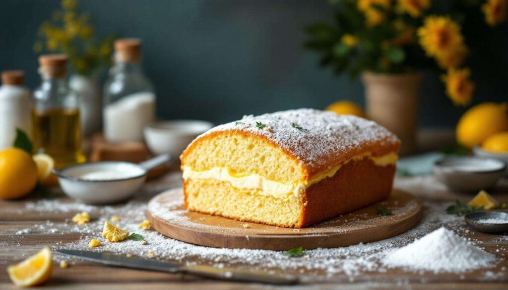 Torta con crema al limone, la ricetta di un dolce farcito e profumato