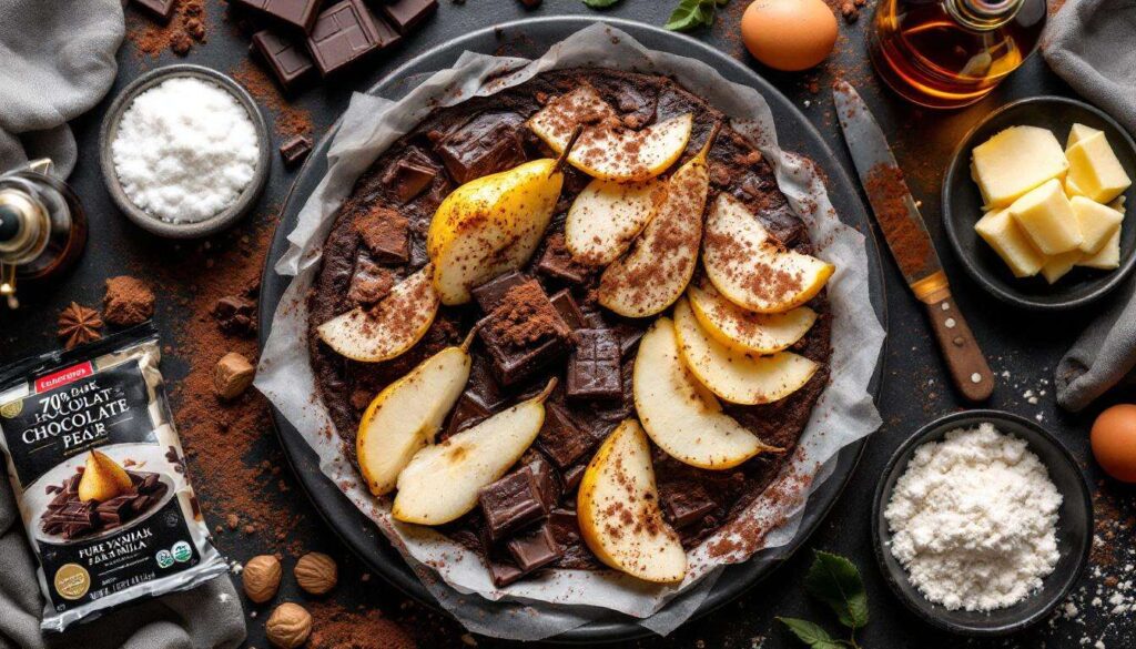 Questo dessert pera-cioccolato è più fondente di un cake (non potrete resistere)