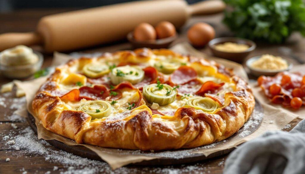 In meno di 15 minuti e con pochissimi euro porti a tavola una torta rustica da sballo