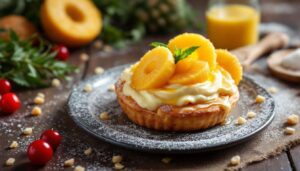 Ghirlanda di sfoglia con crema e ananas: il dolce scenografico che si prepara in poco tempo