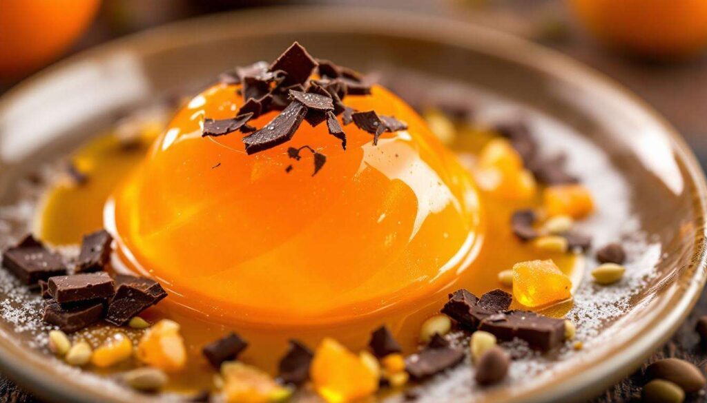 Gelo di arance siciliano: dolce al cucchiaio fresco, senza uova e con scaglie di fondente