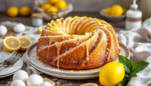 Ciambella soffice al limone con olio di semi: alta, profumata e sempre morbida