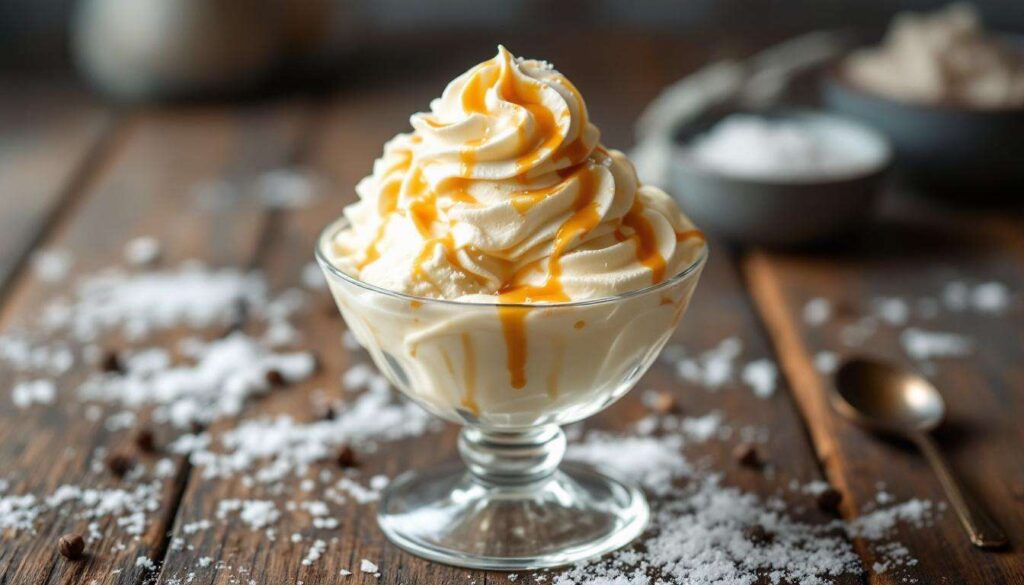 Gelato fiordilatte senza gelatiera: cremoso con panna montata e latte condensato