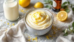 Voglia di un dolce leggero? Prova il mio Budino di latte al limone: cremoso, senza uova e si prepara in 5 minuti!