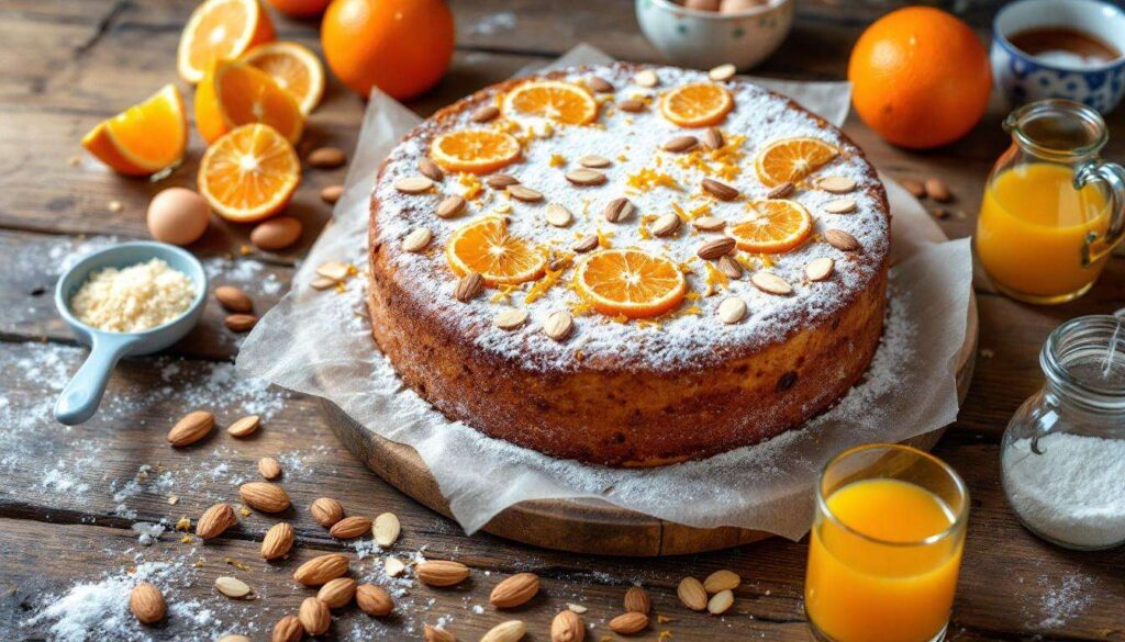 Arancia e mandorle per questa torta buonissima: dolce impasto collaudato