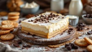 Stracchino della duchessa: il dolce freddo a mattonella con doppia crema al mascarpone
