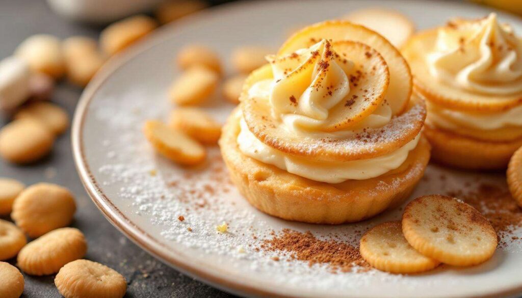 Tortini alle Mele Cremosi: Dolce Facile con Biscotti e Crema