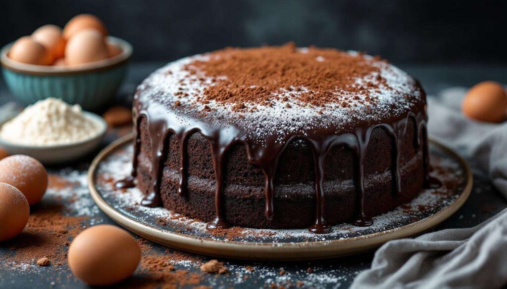 Devil's food cake ricetta torta al cioccolato americana cibo del diavolo