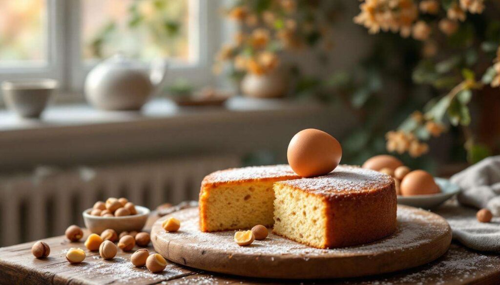 Torta di nocciole sofficissima senza farina con soli 3 ingredienti: perfetta a colazione