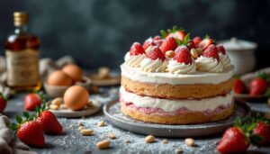 Festa della Donna, questa torta alle fragole e crema è così bella che nessuno oserà tagliarla