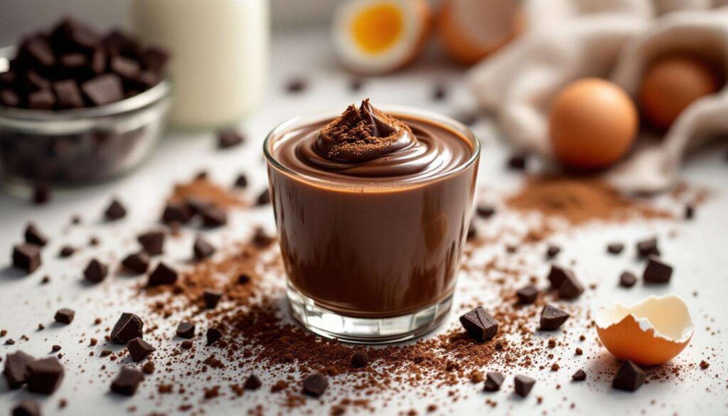 Budino al cioccolato fatto in casa: si prepara in una pentola e riposa in frigo