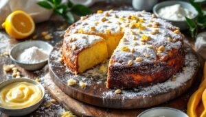 La torta della nonna con crema al limone e pinoli: versione primaverile del classico toscano