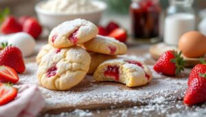 Biscotti morbidi alle fragole: la ricetta veloce per la merenda primaverile dei bambini