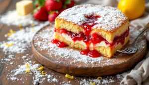 Sbriciolata alle fragole e ricotta: croccante fuori, cremosa dentro, pronta in 20 minuti